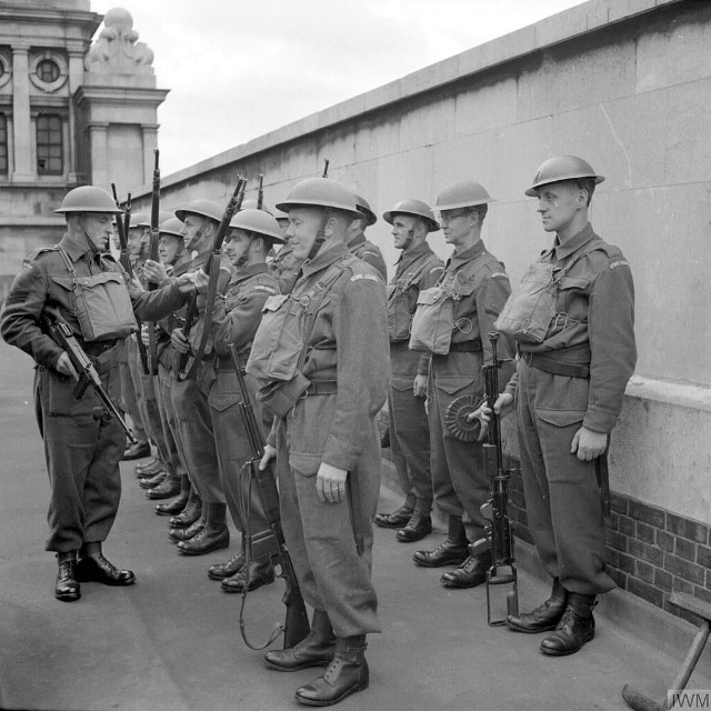 A Home Guard platoon in 1941.