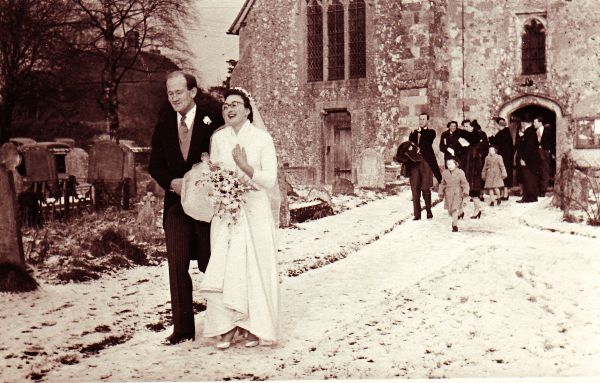 A wedding in winter