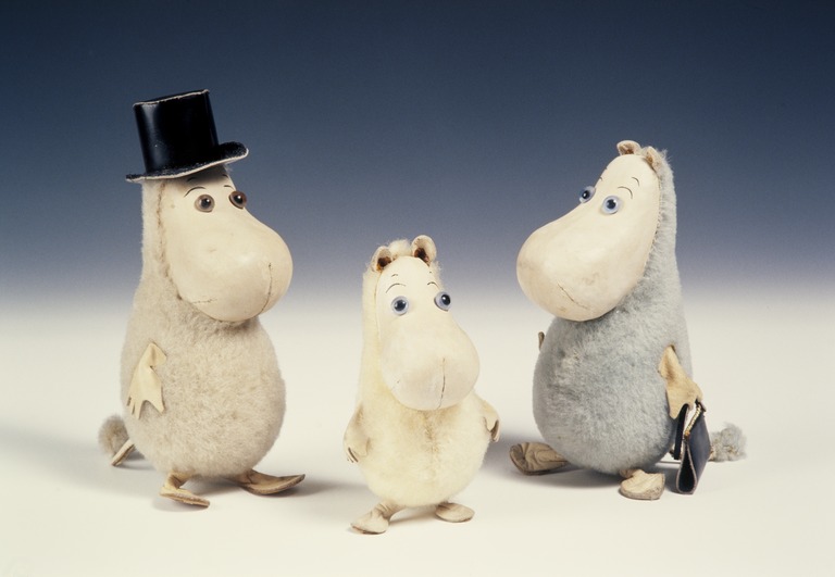 Moomin toys. Photo: Helsingin kaupunginmuseo 